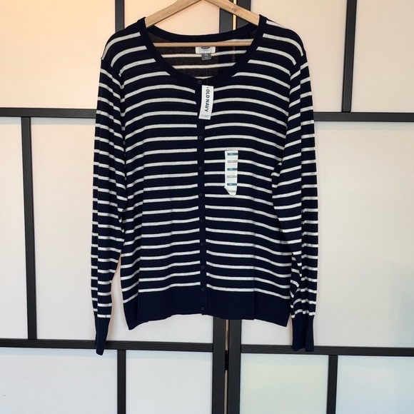 OLD NAVY stripes cardigan sweater stripes. Size XXL. NEW WITH TAGS - Picture 5 of 13